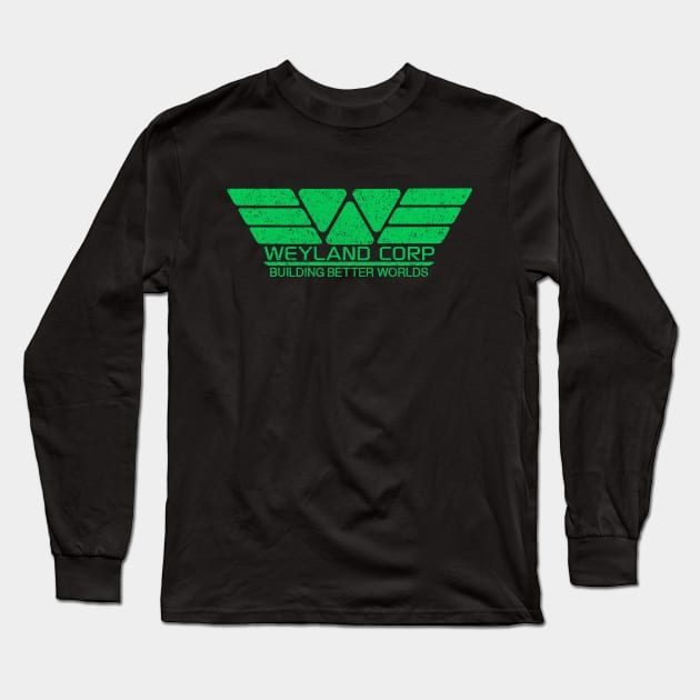 Weyland Corp Long Sleeve T-Shirt by Alfons